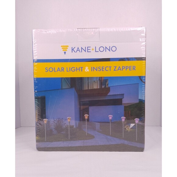 KANE + LONO Other - Kane + Lono Solar Bug Zapper Outdoor Pathway Light LED Mosquito Insect Killer